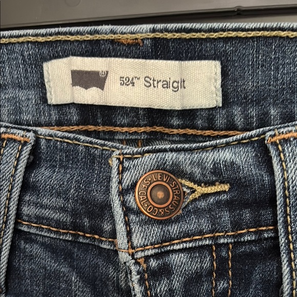 Levi's 524 Straight Medium Wash Jeans - Picture 2 of 4